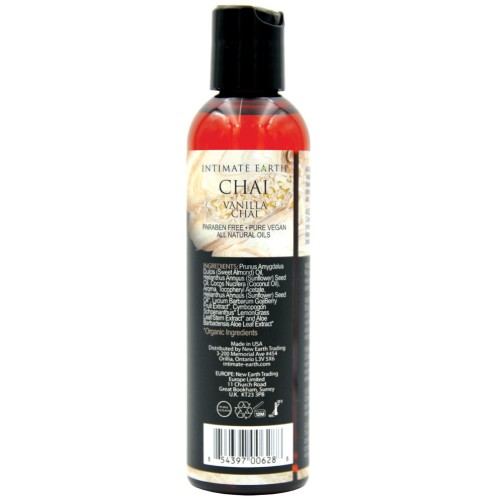 Aceite de Masaje Chai Intimate Earth 120 ml Vainilla & Chai