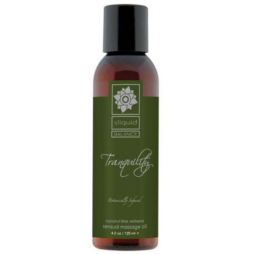 Sliquid Organics Massage Oil - 4.2 oz Tranquility