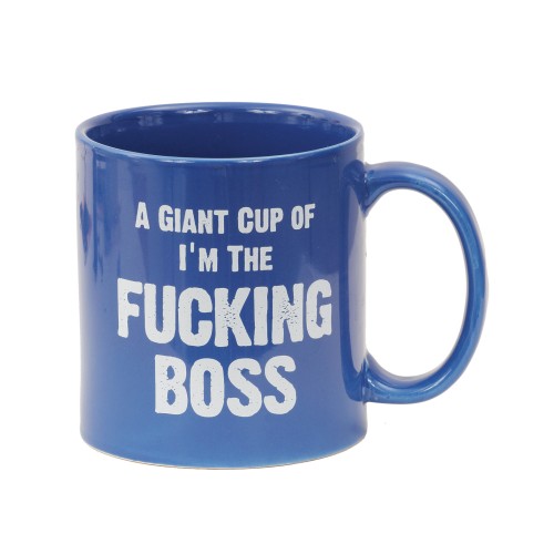 Taza Attitude A Giant Cup of I'm the Fucking Boss - 22 oz