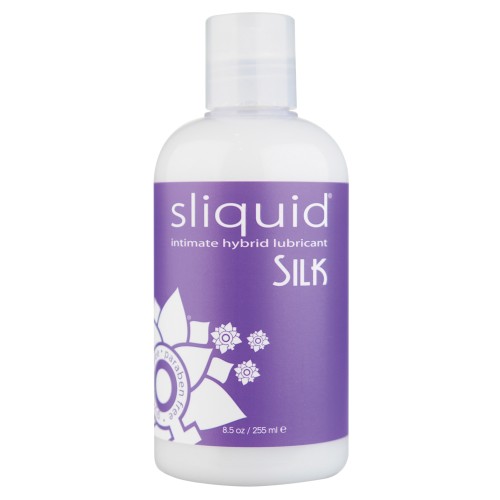 Lubricante Híbrido Sliquid Silk - Libre de Glicerina y Parabenos - 8.5 oz