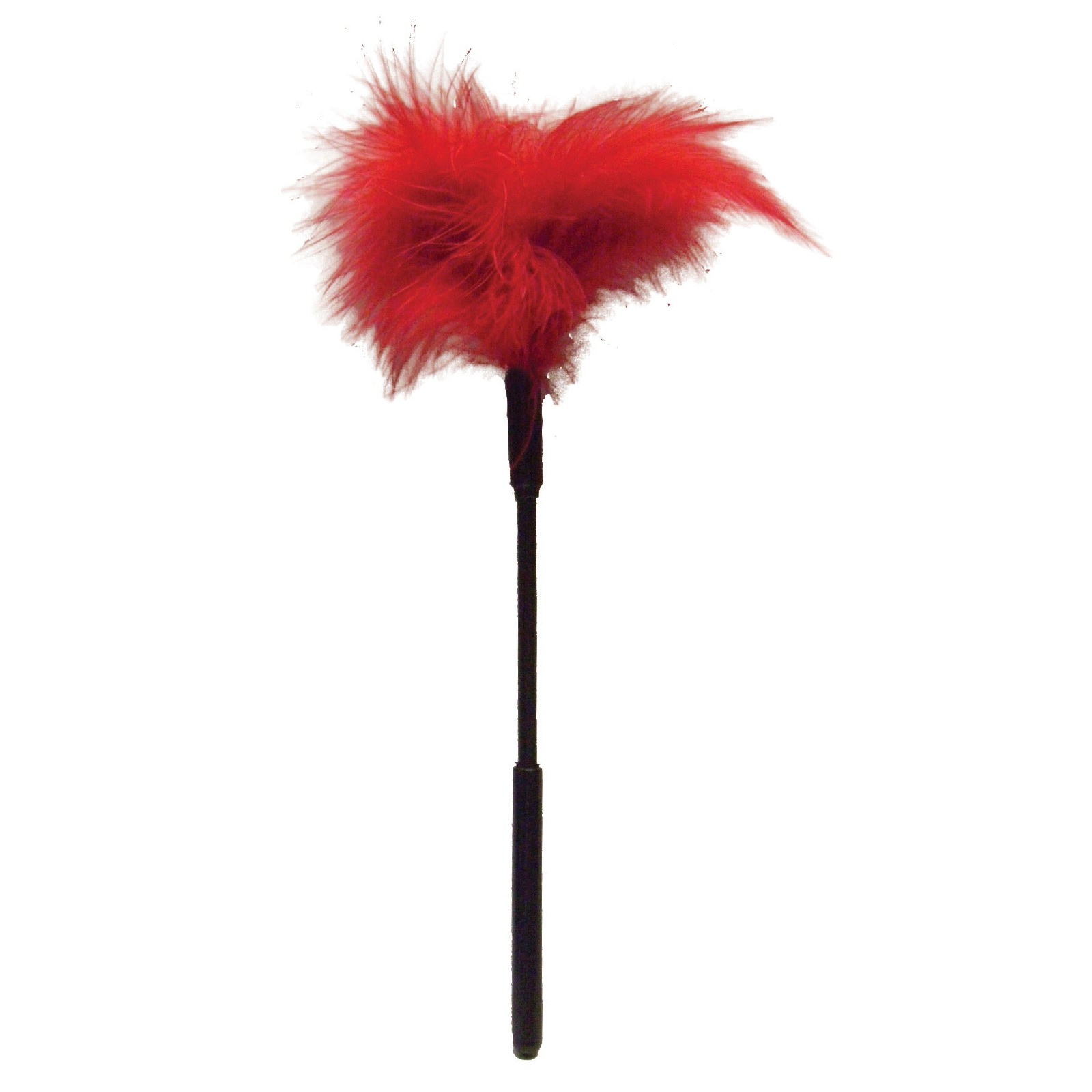 Plumero de Plumas Rojas para Juego Sensual