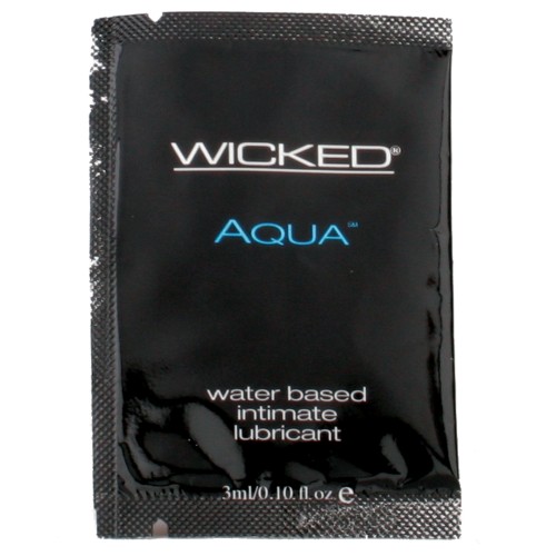 Wicked Aqua Water Based Lubricant for Intimate Moments