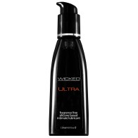 Lubricante Wicked Ultra a Base de Silicona - Suave y Duradero