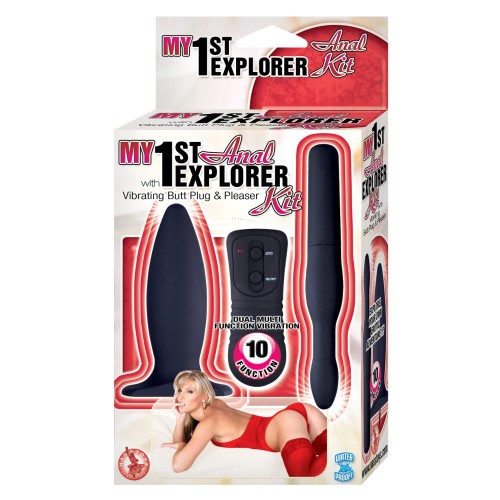 Mi Primer Kit Explorador Anal Plug Vibrador y Accesorio