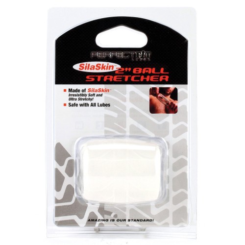 Aguijón para Testículos SilaSkin Perfect Fit Blanco Opaco