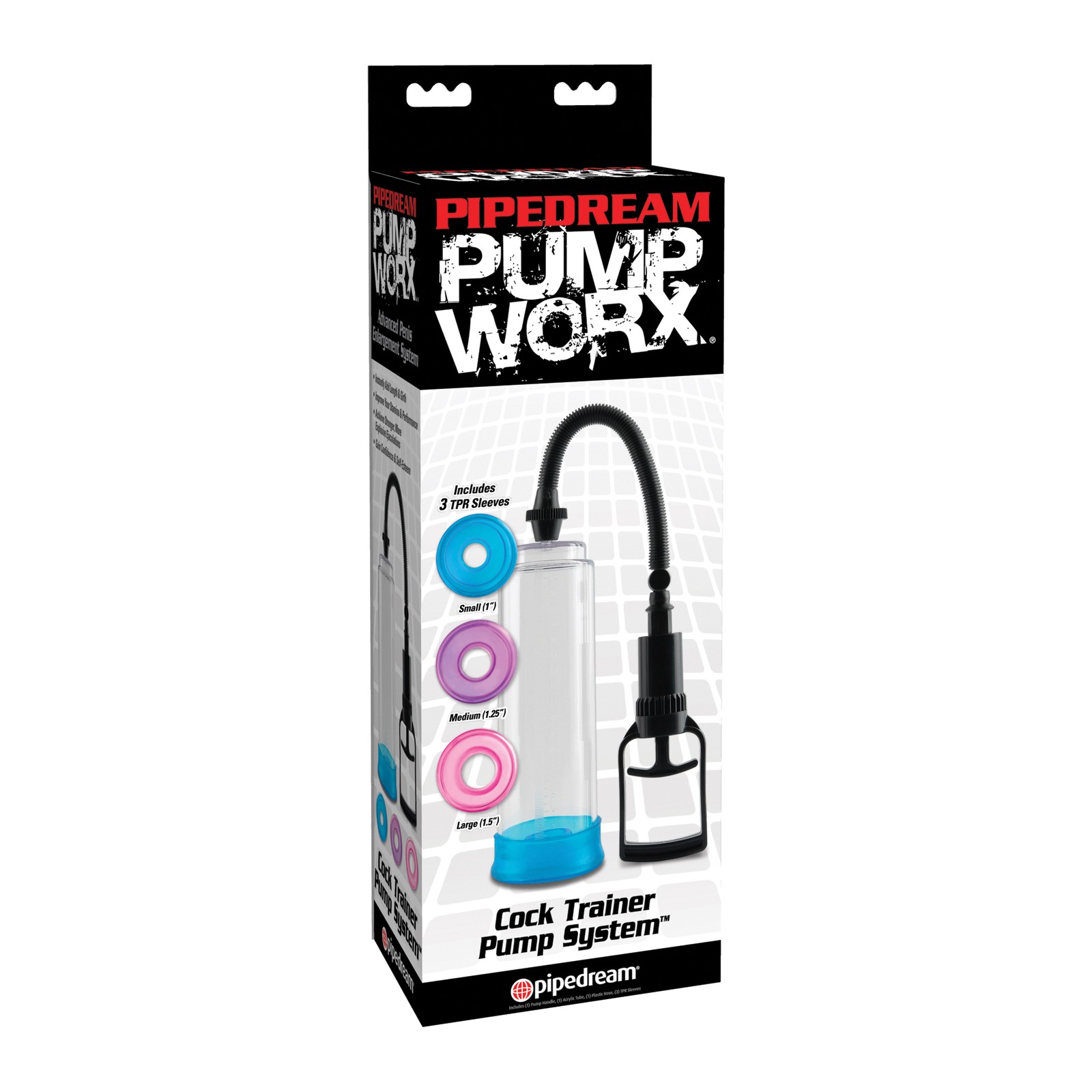 Pump Worx Sistema Entrenador de Pene con 3 Mangas TPR