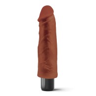 Real Feel No. 1 Long 7.5 Inch Vibe Waterproof Brown