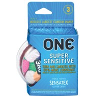 Condones One Super Sensitive - Caja de 3