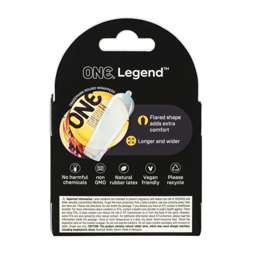 One The Legend XL Condoms for Ultimate Comfort