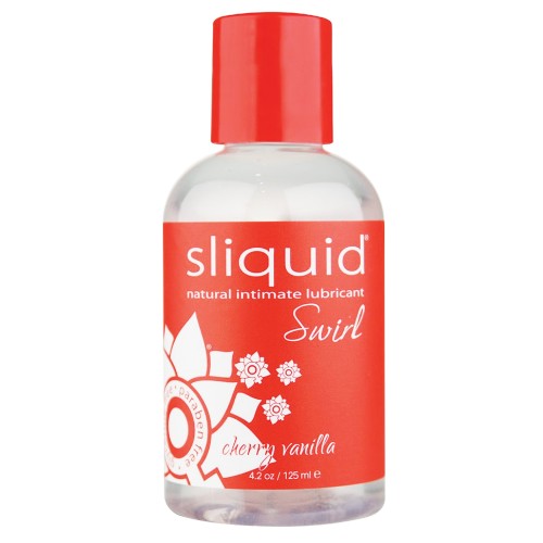 Lubricante Sliquid Naturals Swirl - 4.2 oz Cereza Vainilla