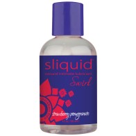 Lubricante Sliquid Naturals Swirl - Fresa y Granada