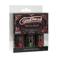 GoodHead Tingle Drops Flavored Oral Enhancers