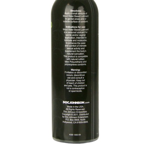 Lubricante a Base de Agua Mood - 4 oz