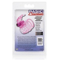 Basic Essentials Vibrating Bunny Enhancer Pink