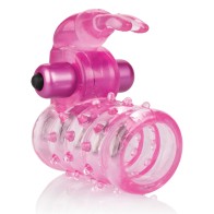 Basic Essentials Vibrating Bunny Enhancer Pink