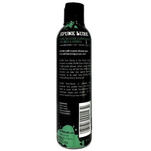 Spunk Pure Silicone Lube 8 oz