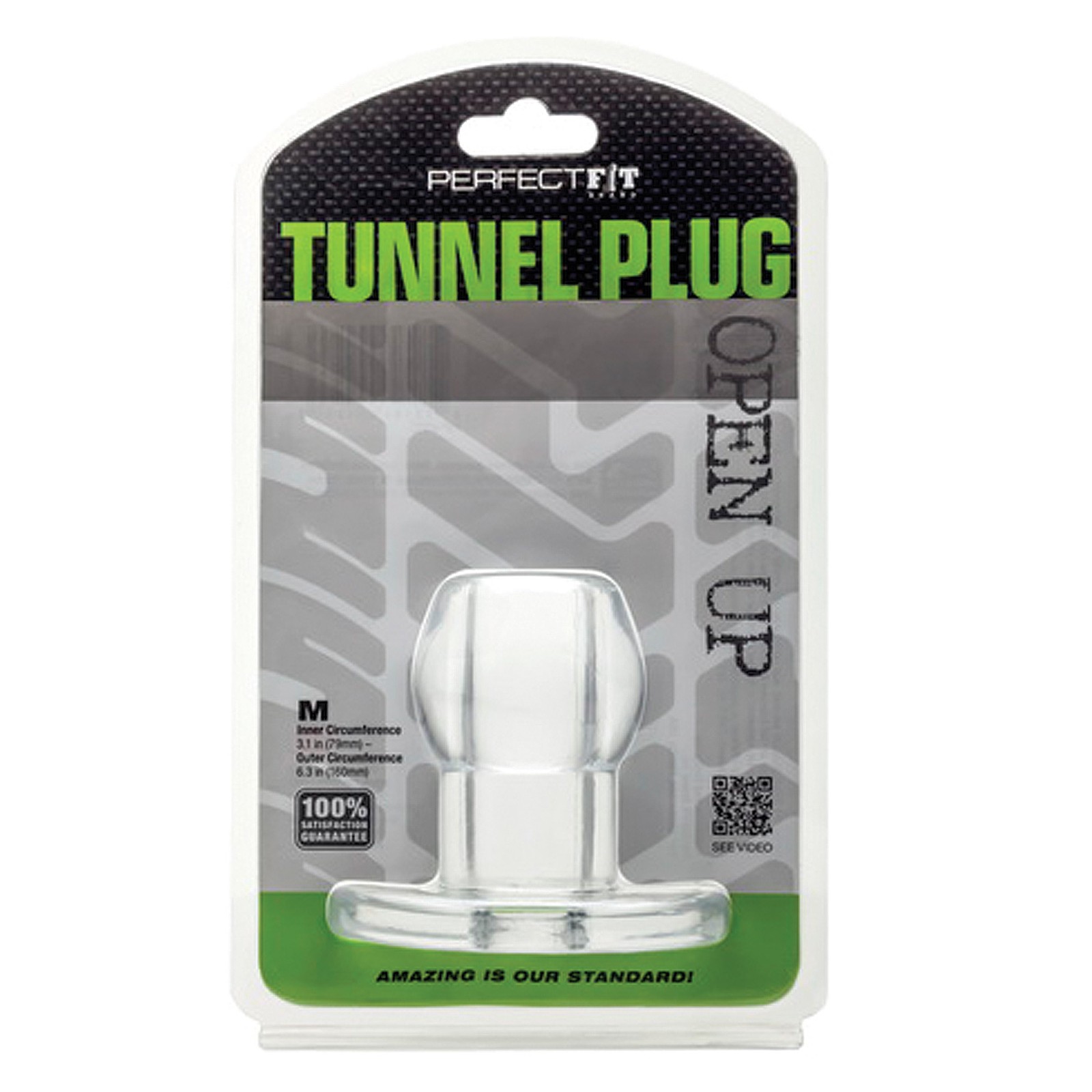 Perfect Fit Tunnel Plug Medium - Clear