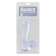 Buy Basix Rubber Works 7.5" Clear Dong with Suction Cup