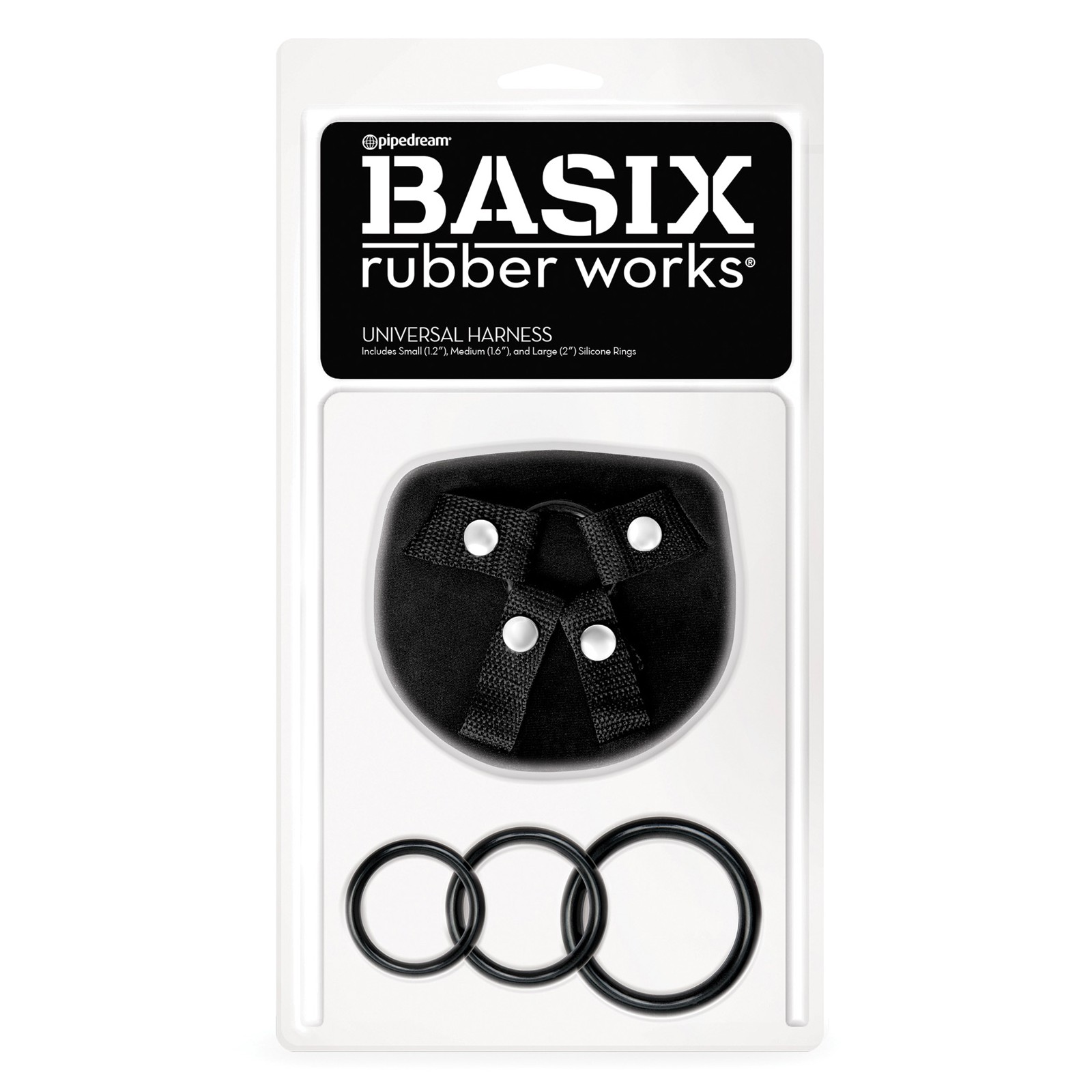 Basix Rubber Works Universal Harness Black