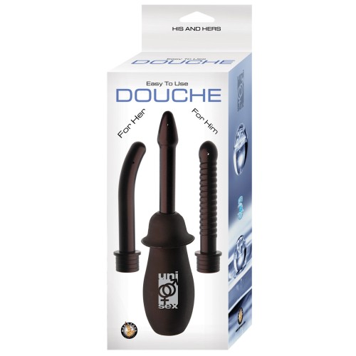 Douche Unisex Fácil de Usar - Negro