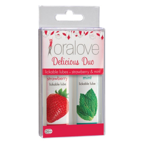 Lubricante Sabor Fresa y Menta Oralove