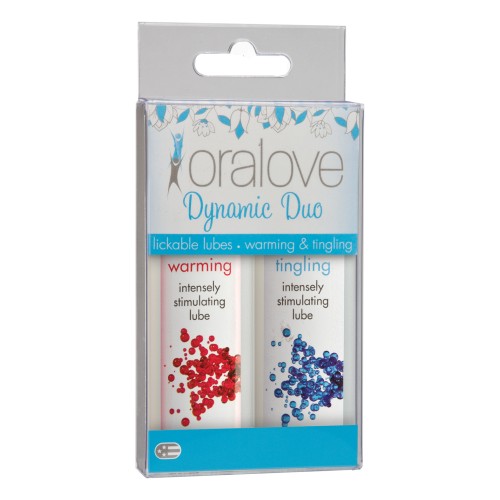 Oralove Delicious Duo Flavored Lube Warming Tingling