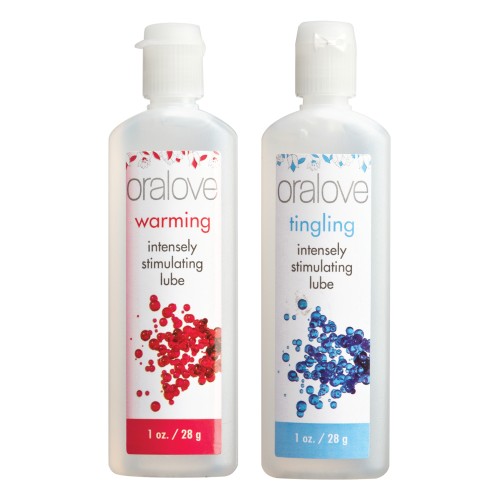 Oralove Delicious Duo Flavored Lube Warming Tingling