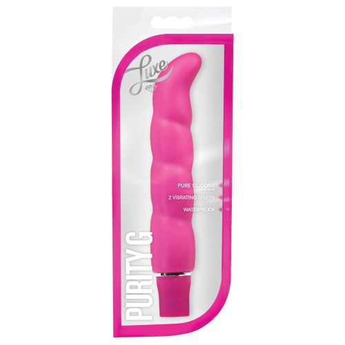 Vibrador de Silicona Blush Luxe Purity G Rosa