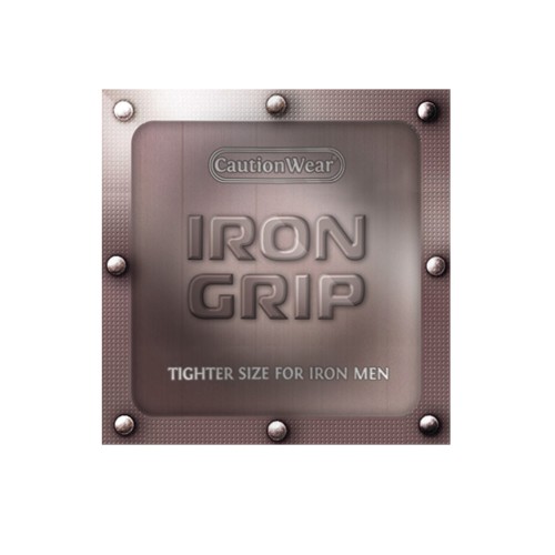 Caution Wear Iron Grip Snug Fit Condoms Pack of 3