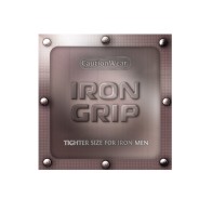 Condones Caution Wear Iron Grip Ajustados Paquete de 3