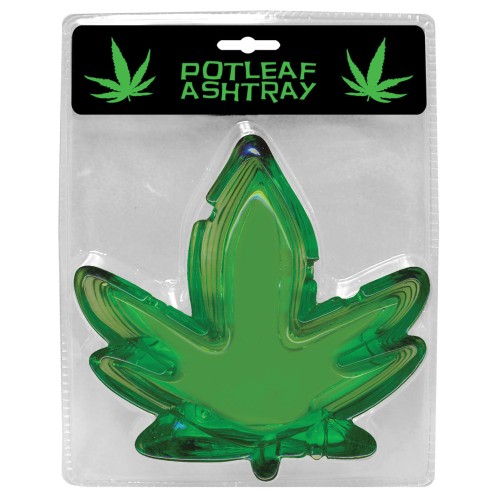 Potleaf Ashtray Green