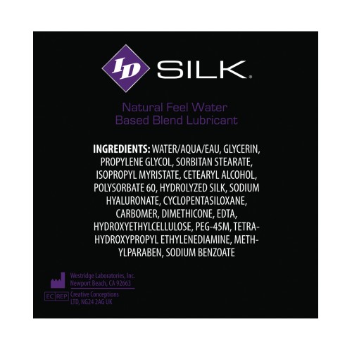 ID Silk Natural Feel Lubricant for Intoxicating Pleasure