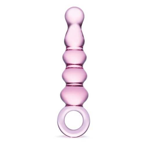 Deslizador Anal de Vidrio Beaded Quintessence