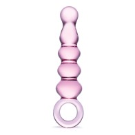 Deslizador Anal de Vidrio Beaded Quintessence