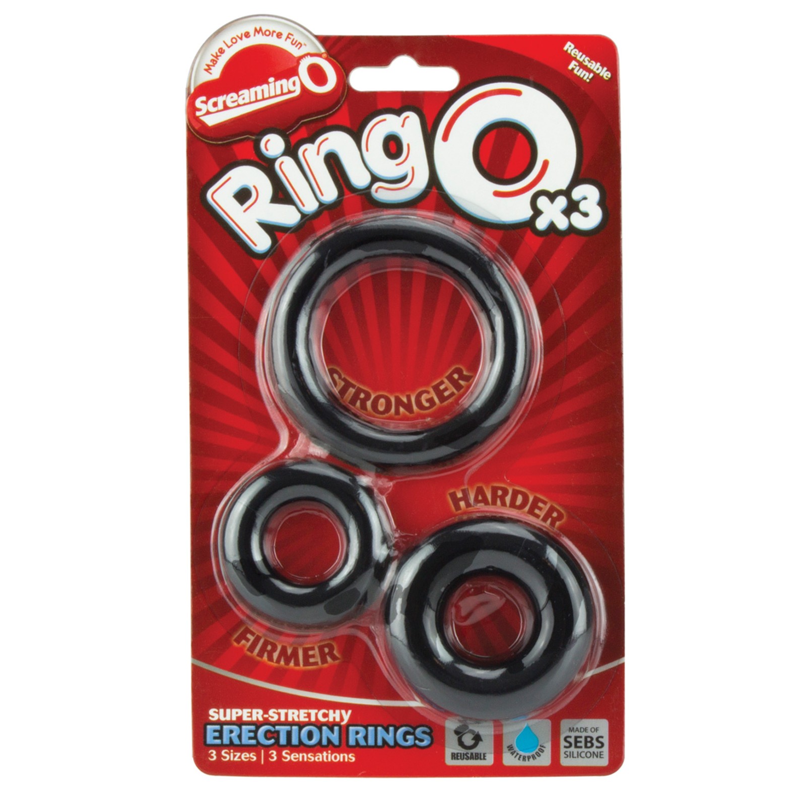 Screaming O RingO para Erecciones Más Fuertes y Placer Duradero