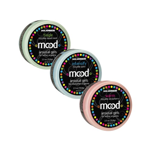 Mood Lube Kissable Foreplay Gels - 3 Flavors