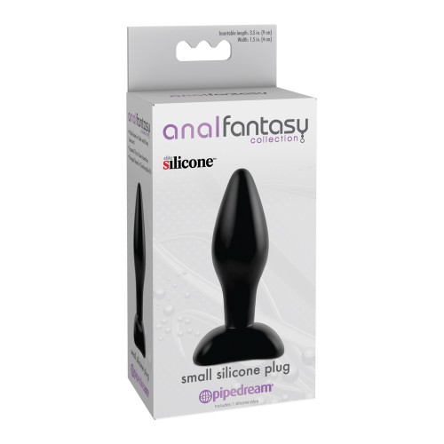 Small Silicone Plug - Anal Fantasy Collection Black