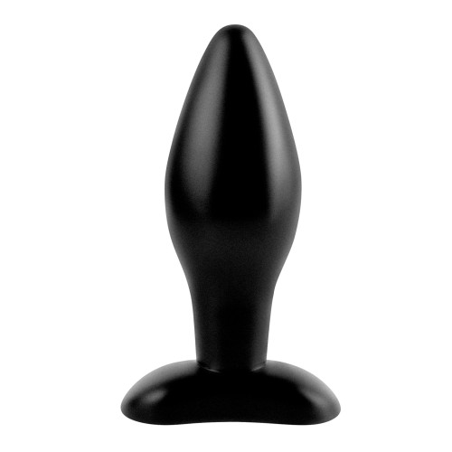 Plug de Silicona Mediano de la Colección Fantasía Anal - Negro