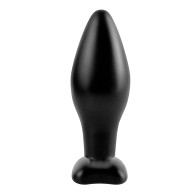 Plug de Silicona Mediano de la Colección Fantasía Anal - Negro