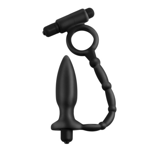 Colección Anal Fantasy Ass Kicker Cockring Negro