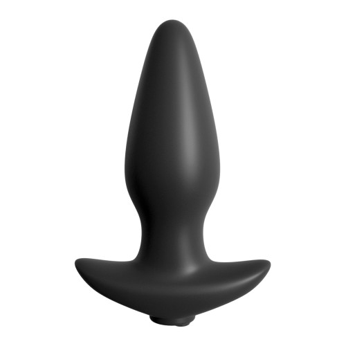 Anal Fantasy Remote Control Silicone Plug - Black