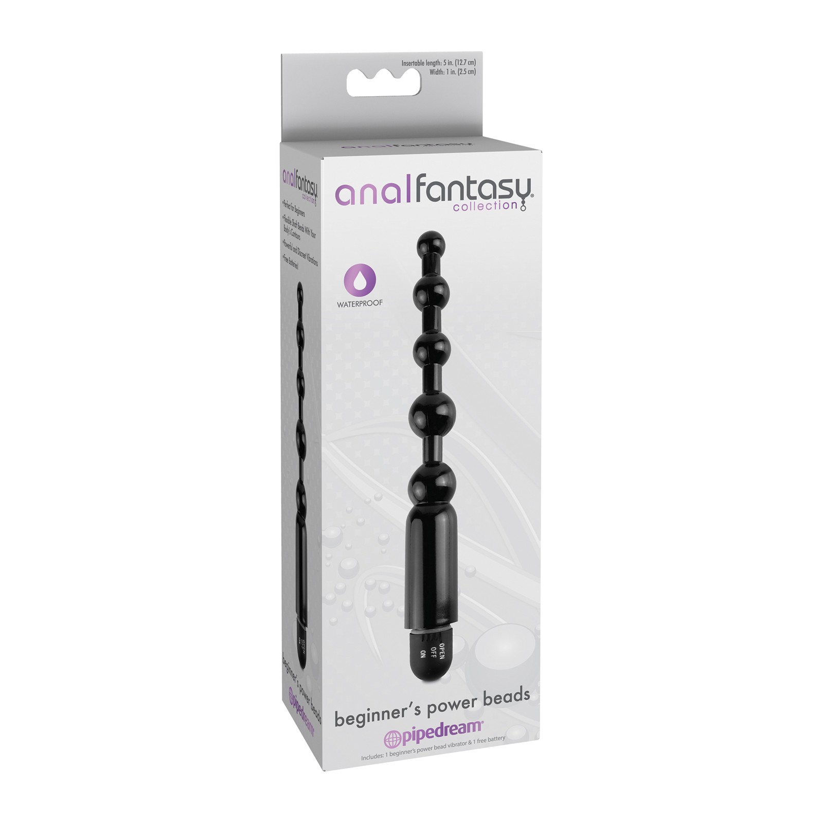 Anal Fantasy Beginners Power Beads Black