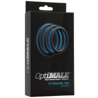 Kit de Anillos C OptiMale Delgados Pizarra