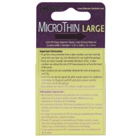 Condón Kimono Micro Thin Grande Caja de 3 - Máxima Comodidad