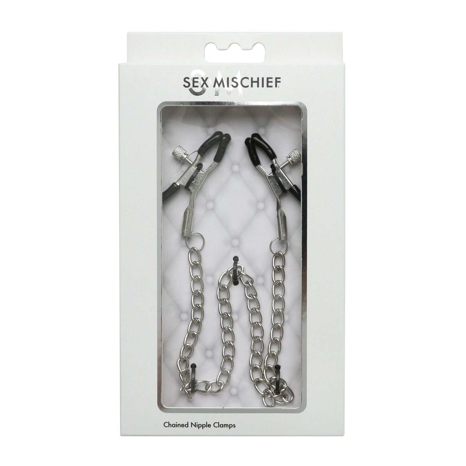 Sex & Mischief Chained Nipple Clamps - BDSM Accessories