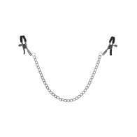 Sex & Mischief Chained Nipple Clamps - BDSM Accessories