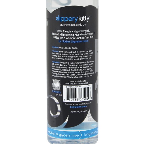 Lubricante Slippery Kitty de Dr. Sadie 8 oz Au Natural