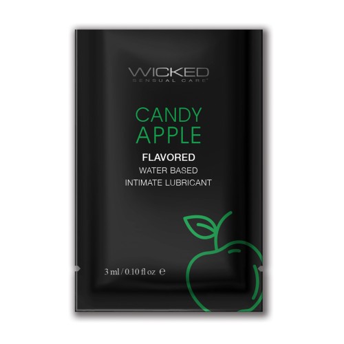 Lubricante Aqua Candy Apple de Wicked para Placer Oral