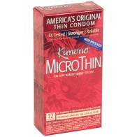 Condones Kimono Micro Thin Caja de 12