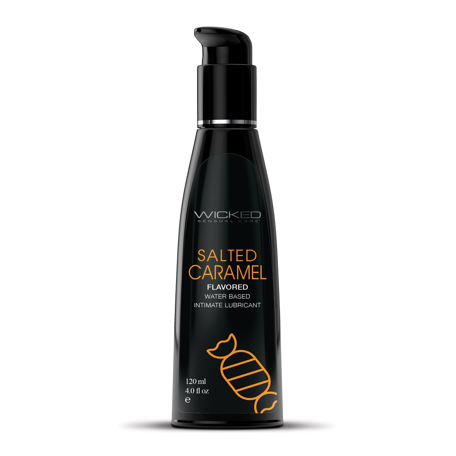 Lubricante a Base de Agua Wicked Aqua - Salado de Caramelo para Sabor Supremo